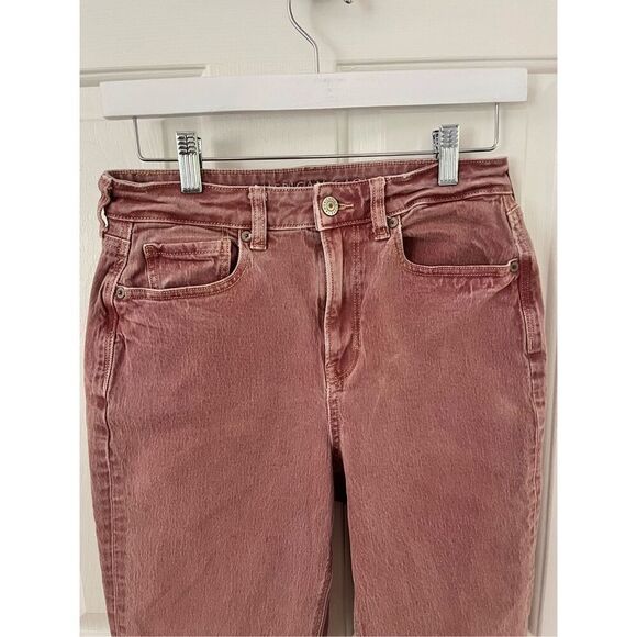 American Eagle Washed Mauve Mom Jeans sz 4 EUC - Picture 2 of 6